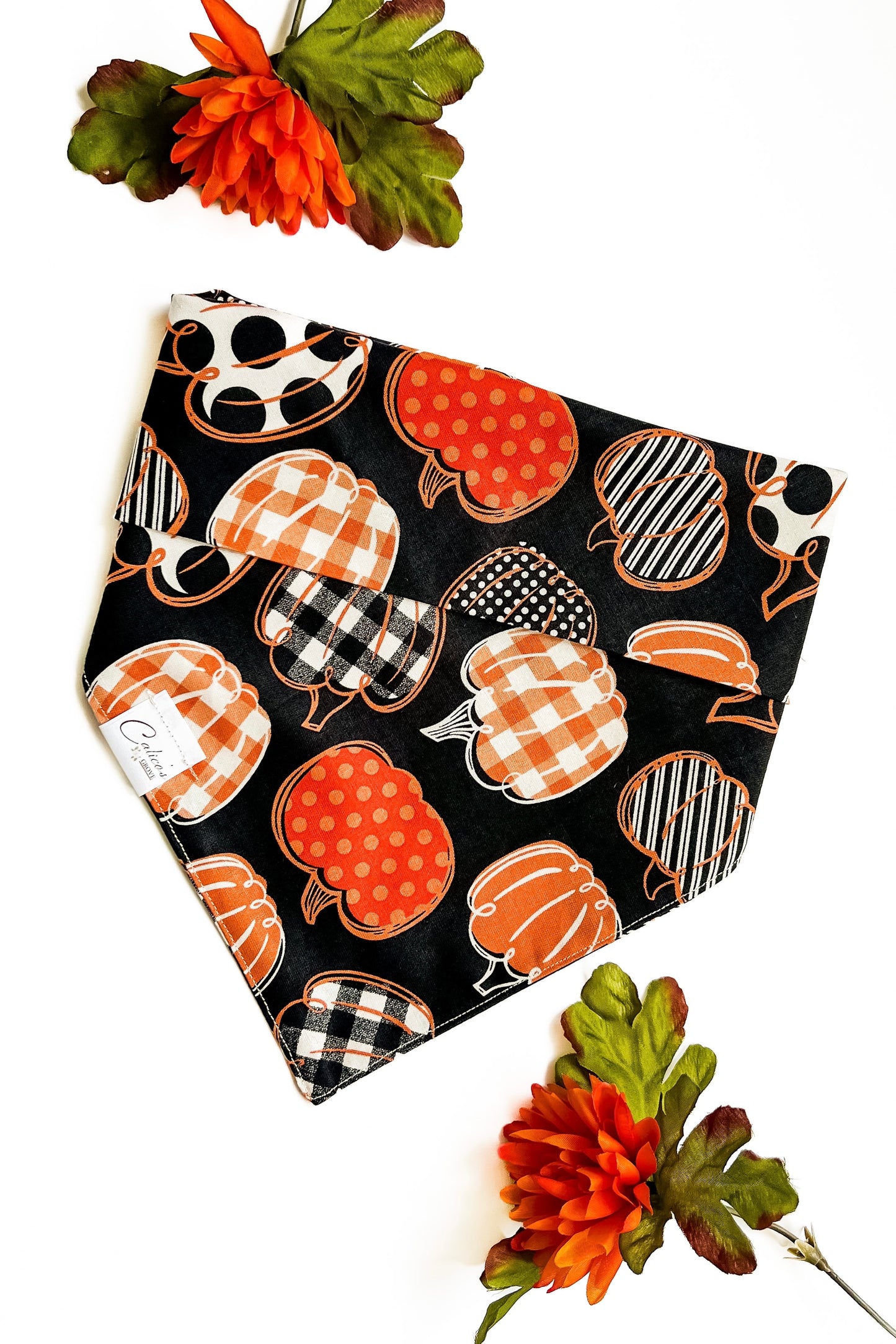 Patterned Pumpkins Bandana