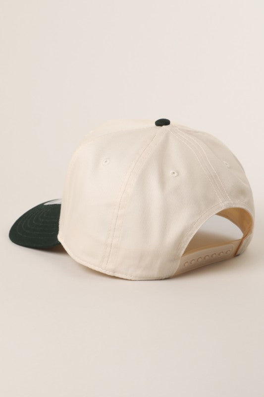 Spooky Season Embroidered Trucker Hat (black)