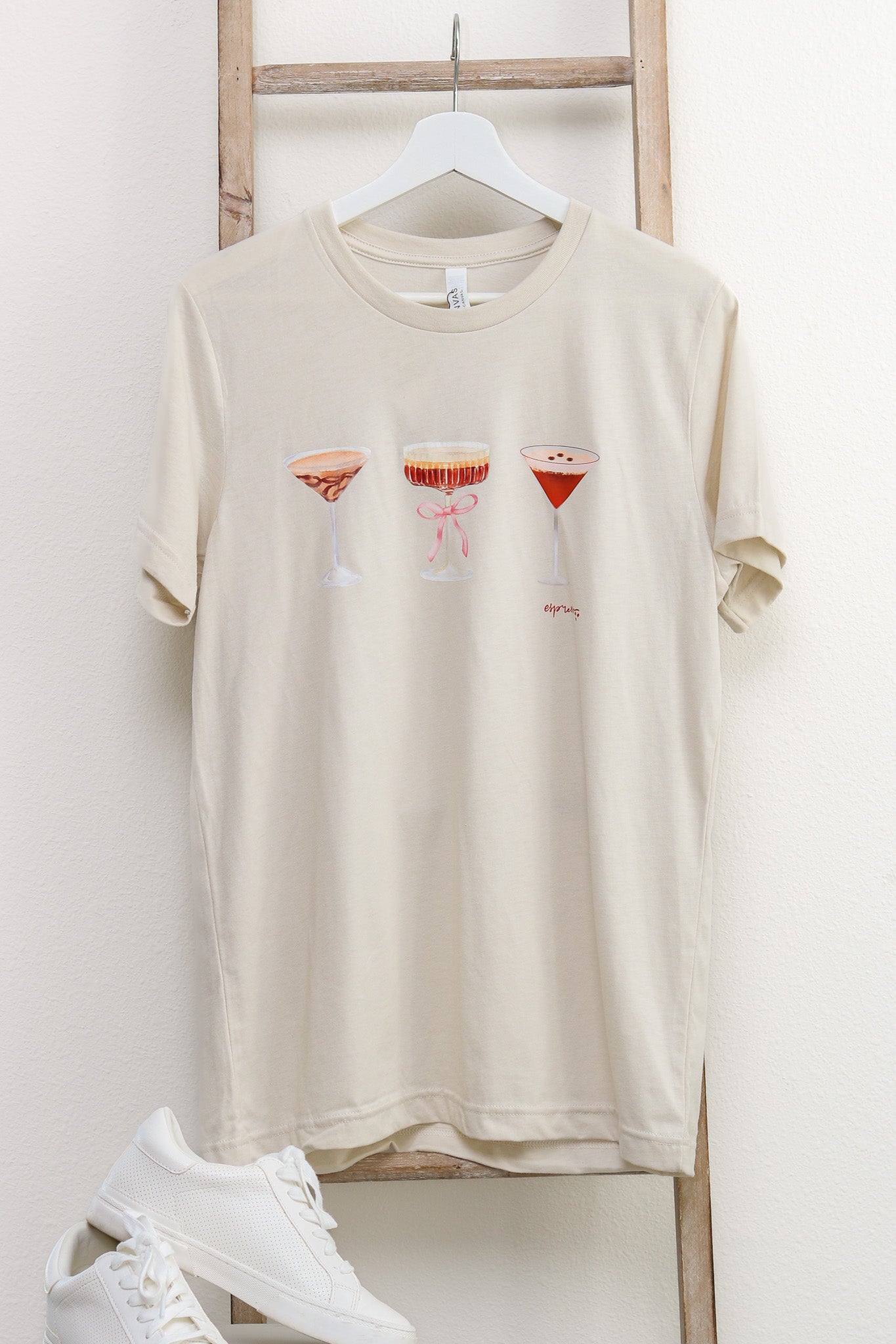 Espresso Martini Short Sleeve Graphic Tee (oatmeal)