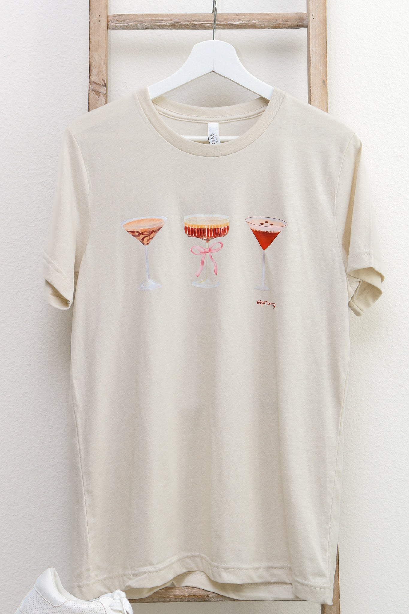 Espresso Martini Short Sleeve Graphic Tee (oatmeal)