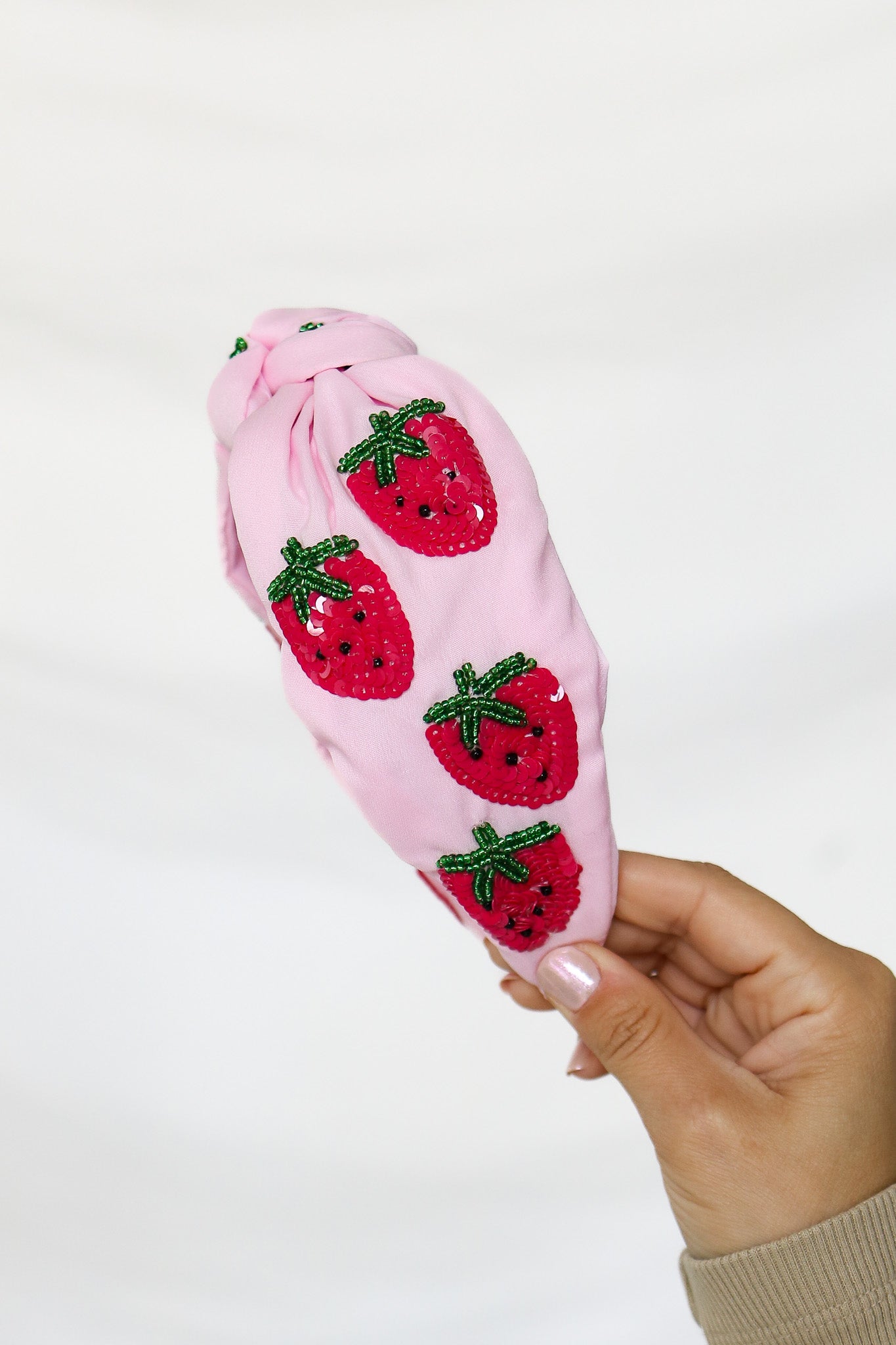 Strawberry Knot Headband