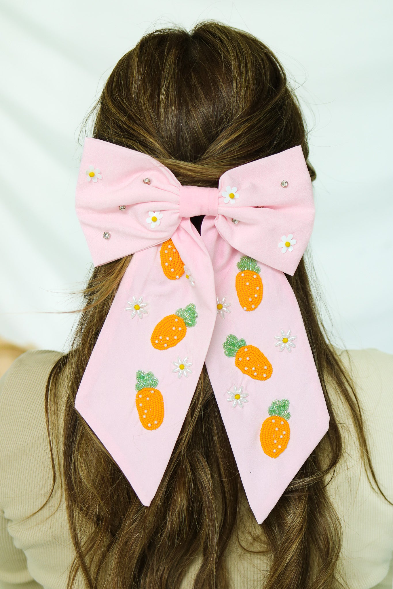 Carrots Jeweled Hair Bow