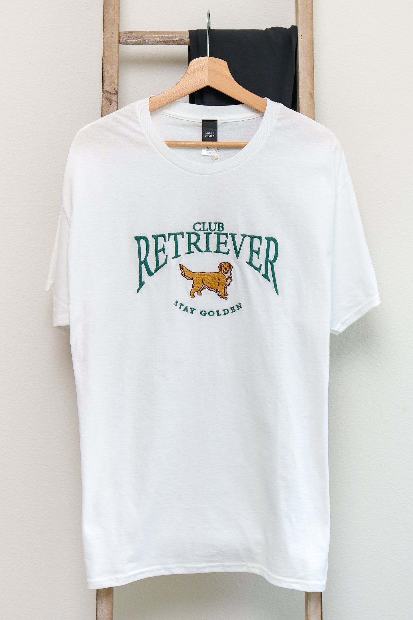 Club Retriever Oversized Embroidered Tee