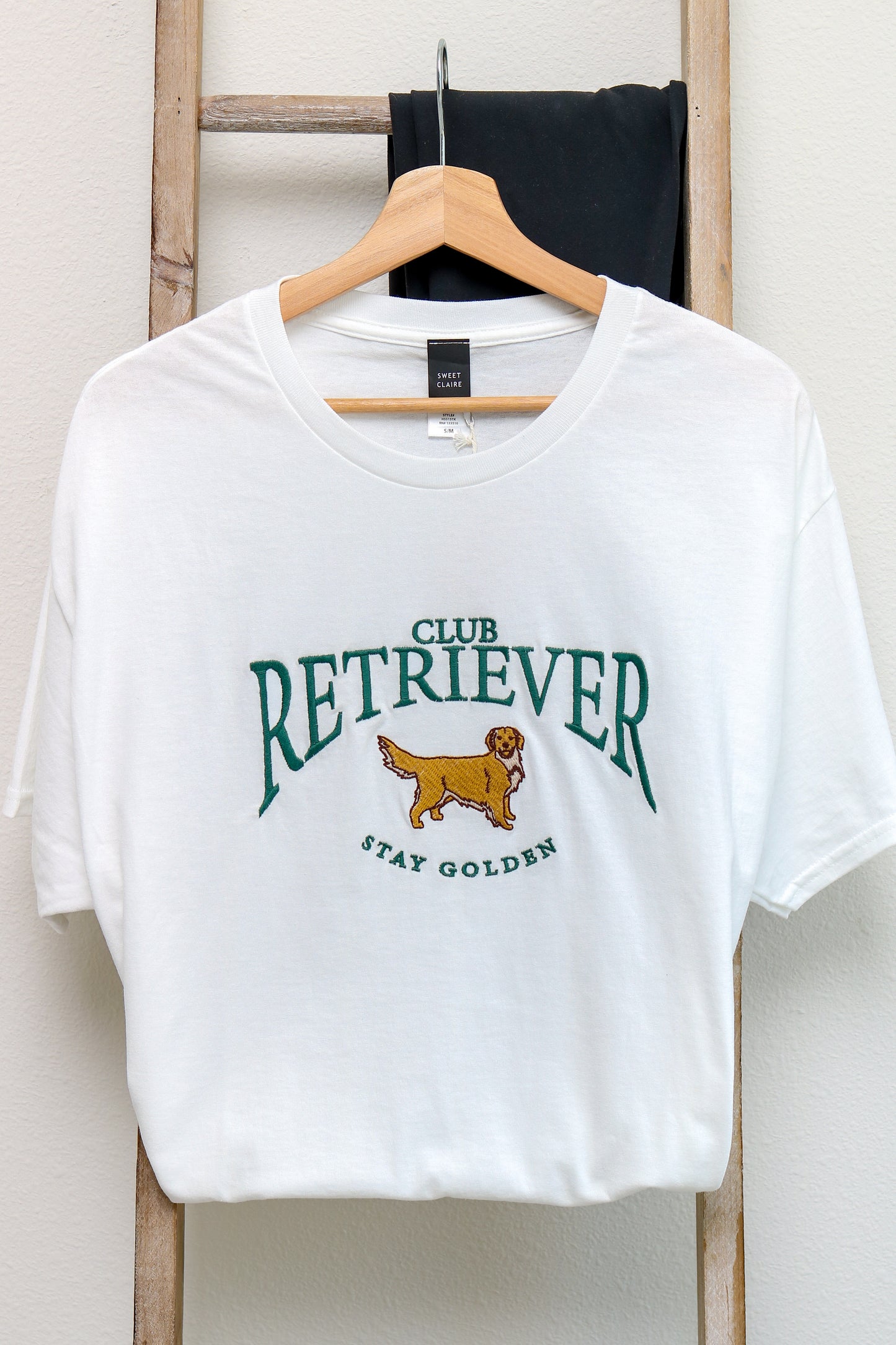 Club Retriever Oversized Embroidered Tee