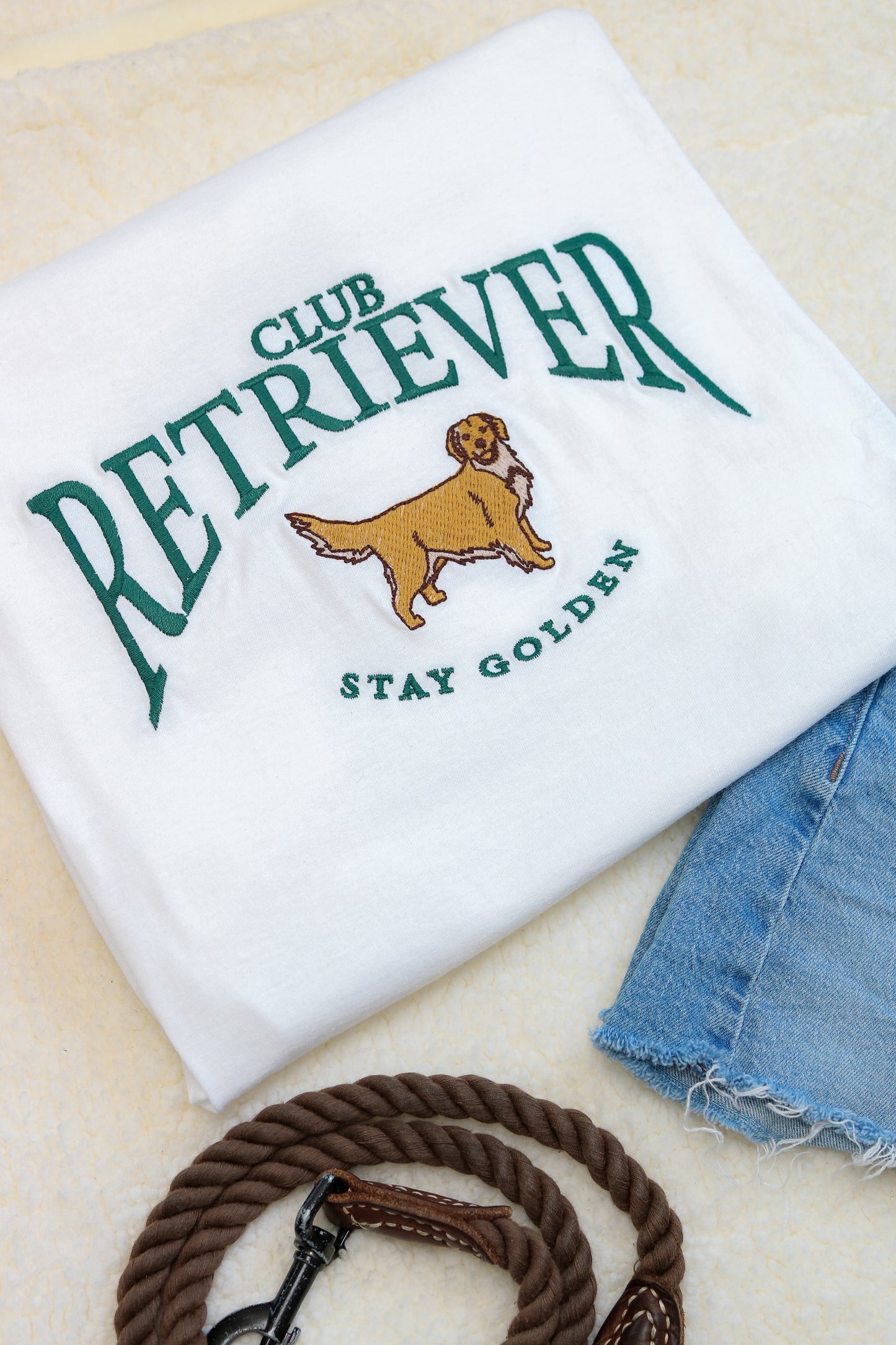 Club Retriever Oversized Embroidered Tee