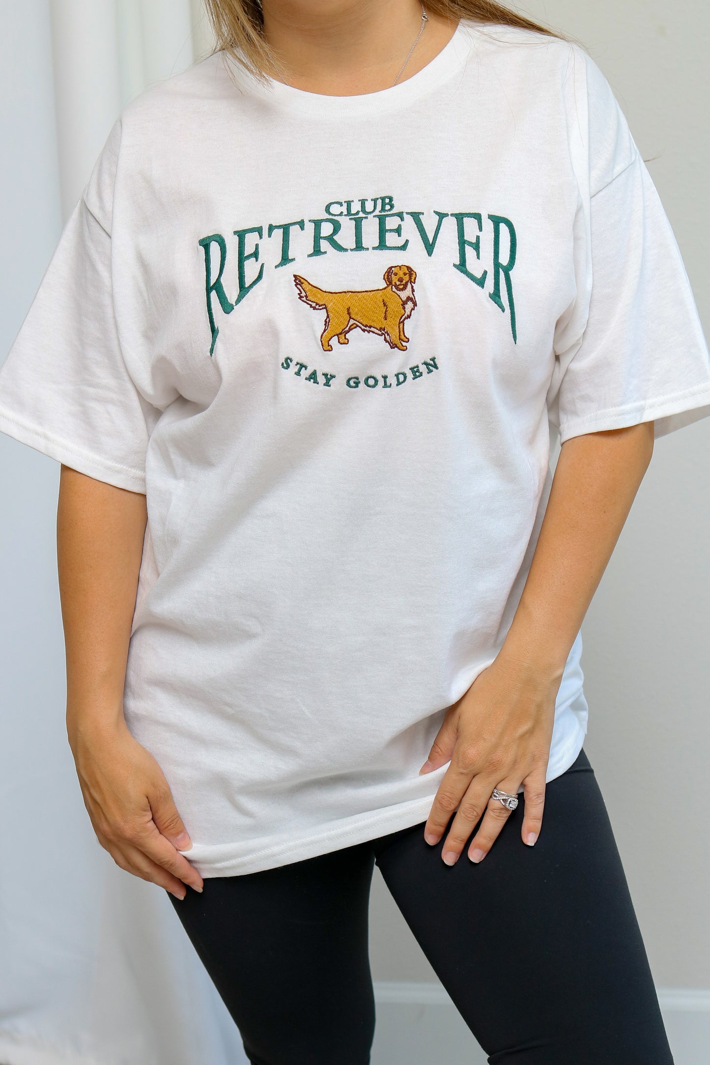 Club Retriever Oversized Embroidered Tee