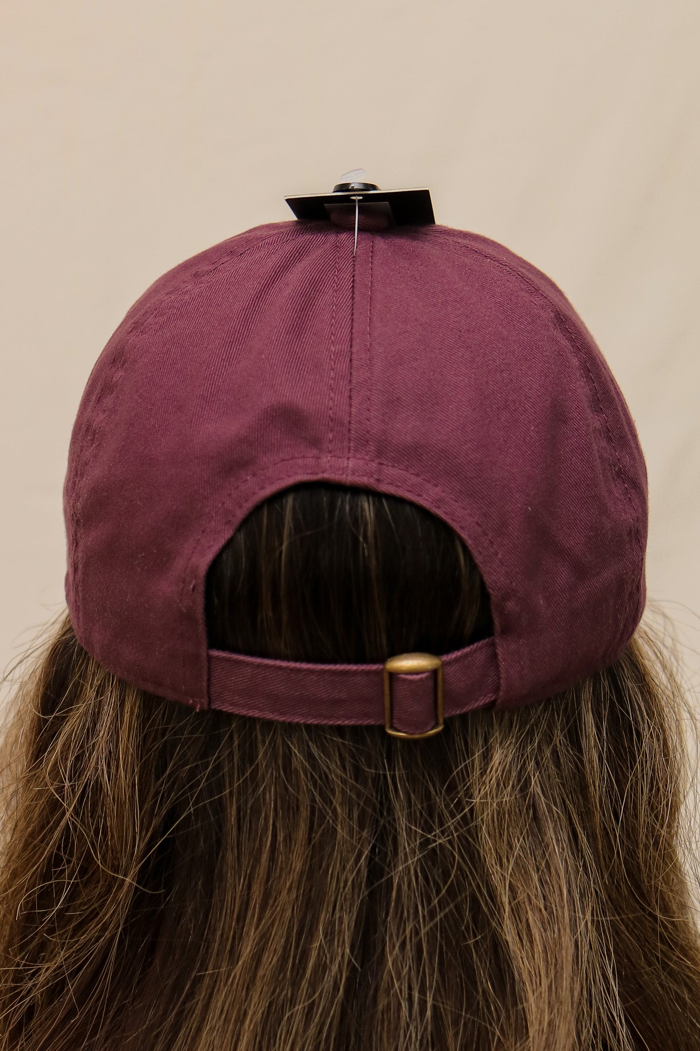 Pumpkin Spice Embroidered Baseball Cap (Plum)