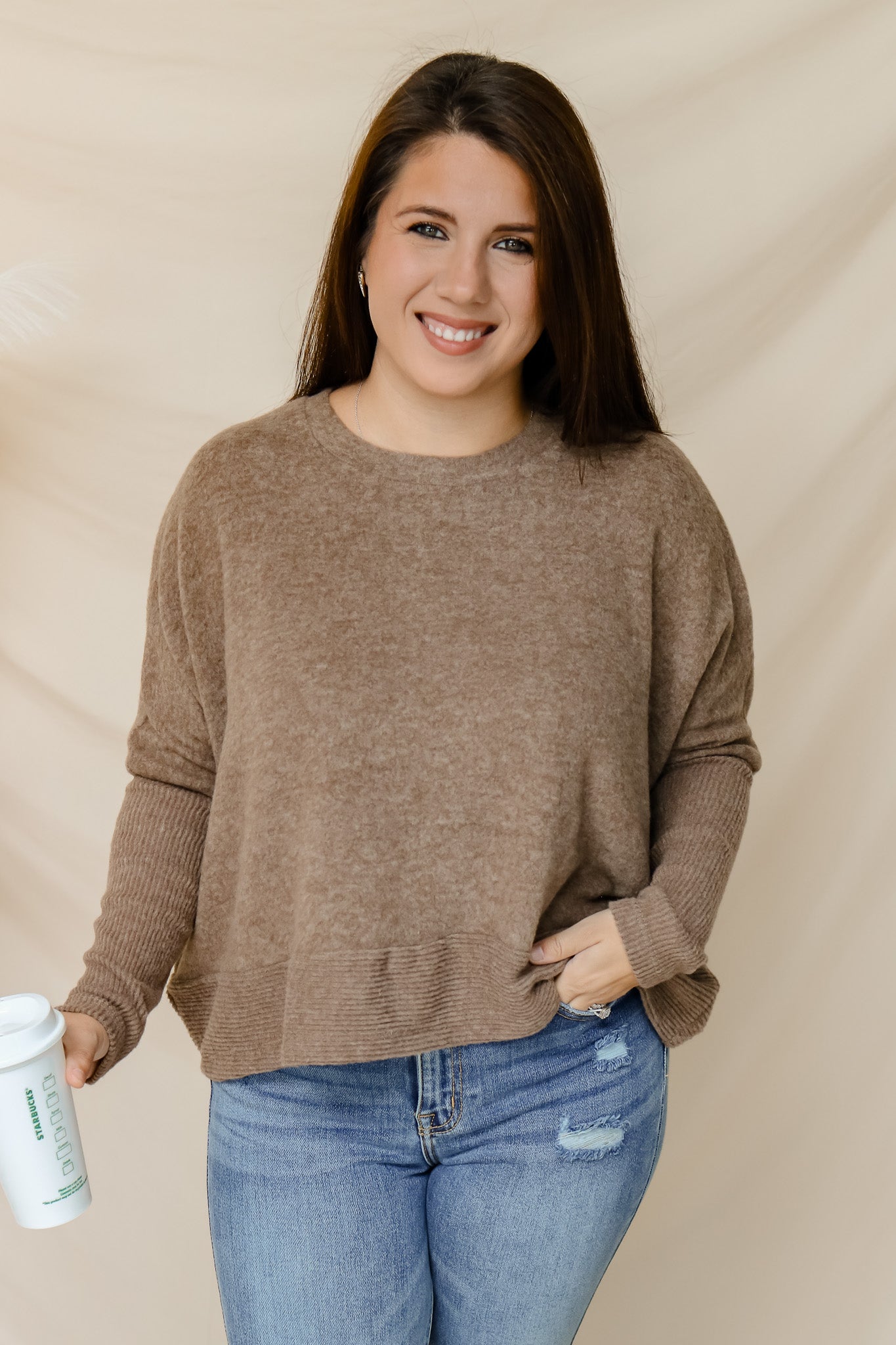 Cozy Morning Sweater (mocha)