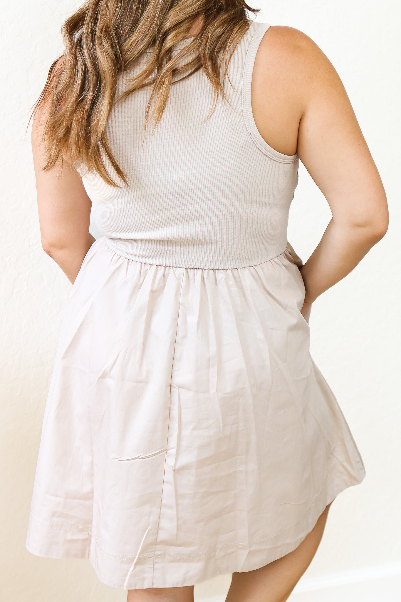 Simple Times Dress (sand beige)