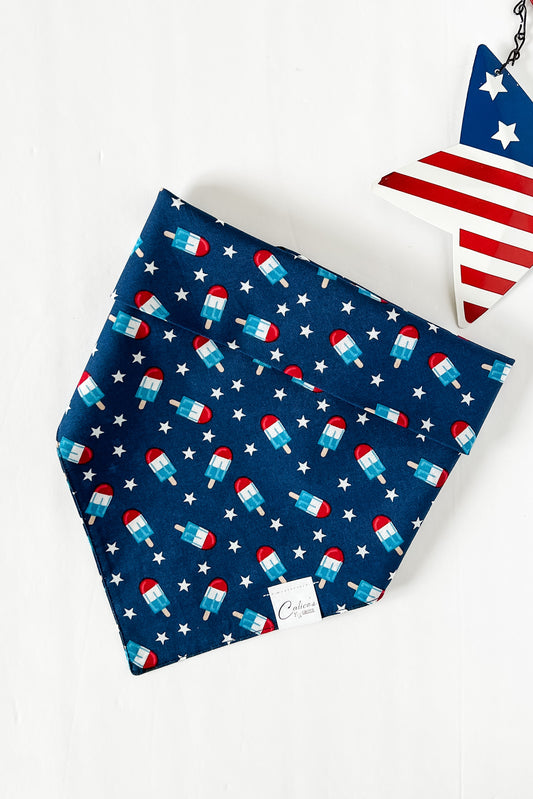 Star Spangled Popsicles Bandana