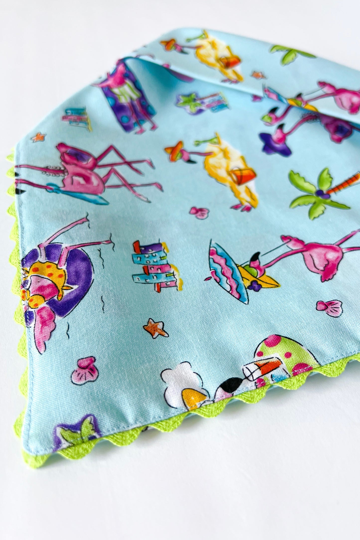Beach Flamingos Bandana
