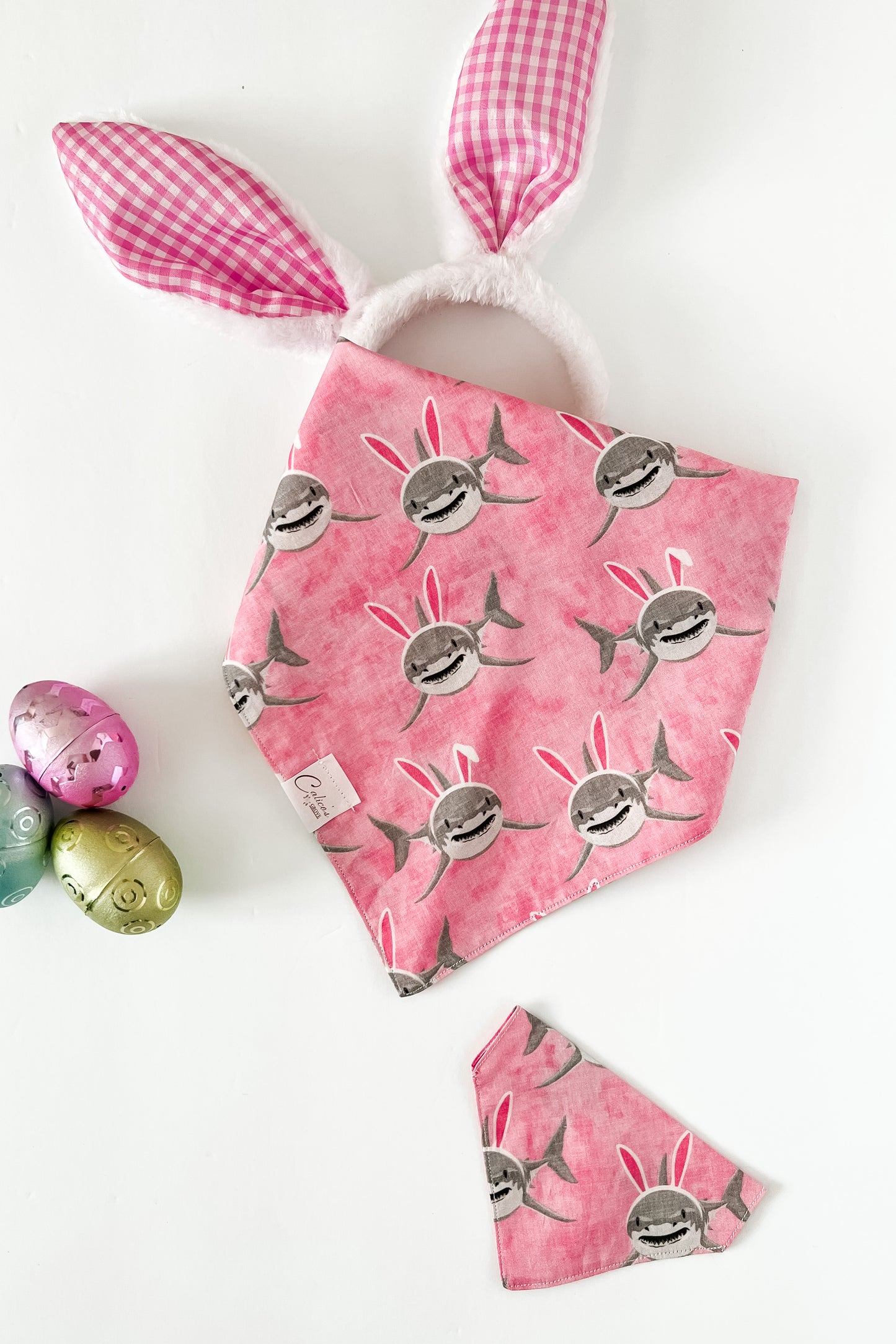 Bunny Shark Bandana (pink)