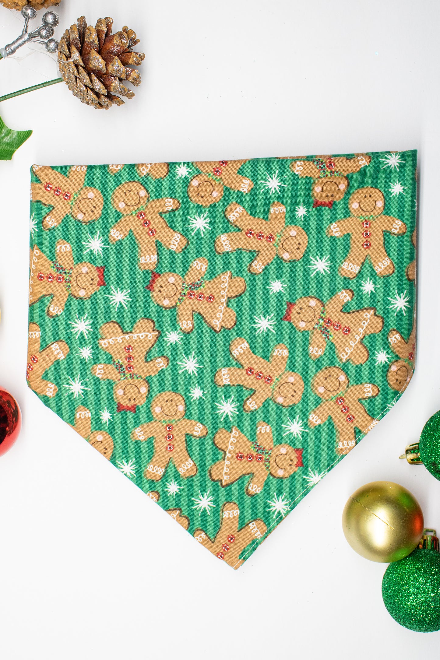 Gingerbread Man Christmas Bandana