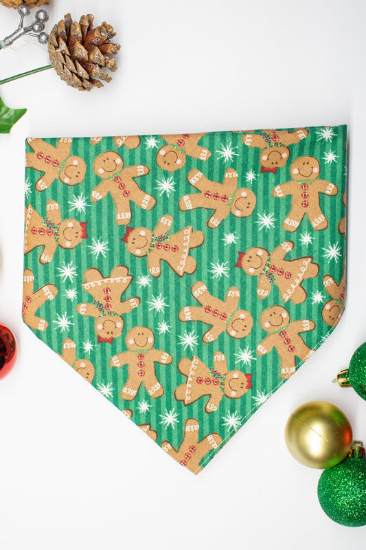 Gingerbread Man Christmas Bandana