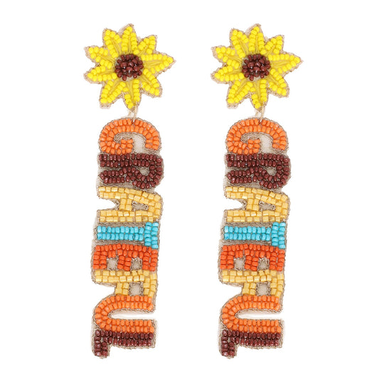 Grateful Beaded Earrings