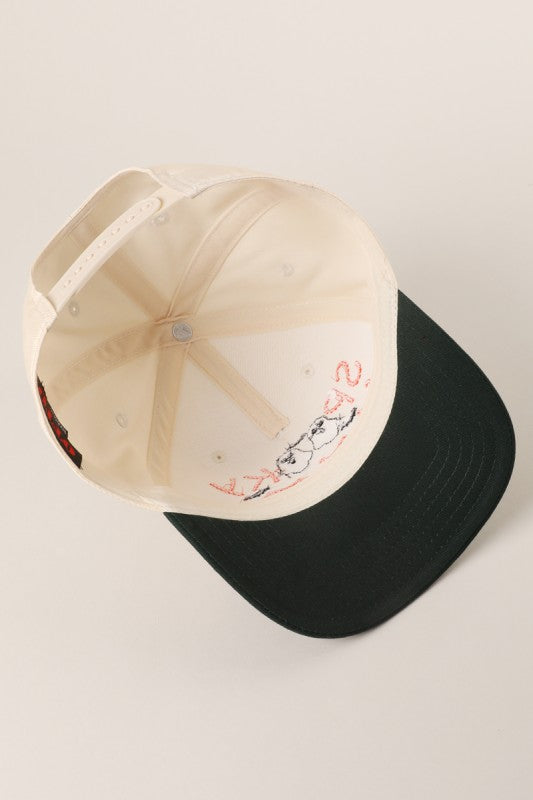 Spooky Season Embroidered Trucker Hat (black)