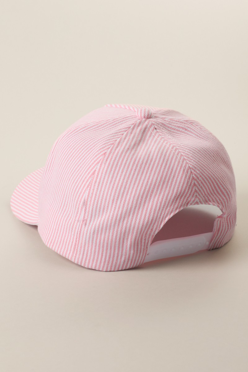USA Gingham Hat (pink)