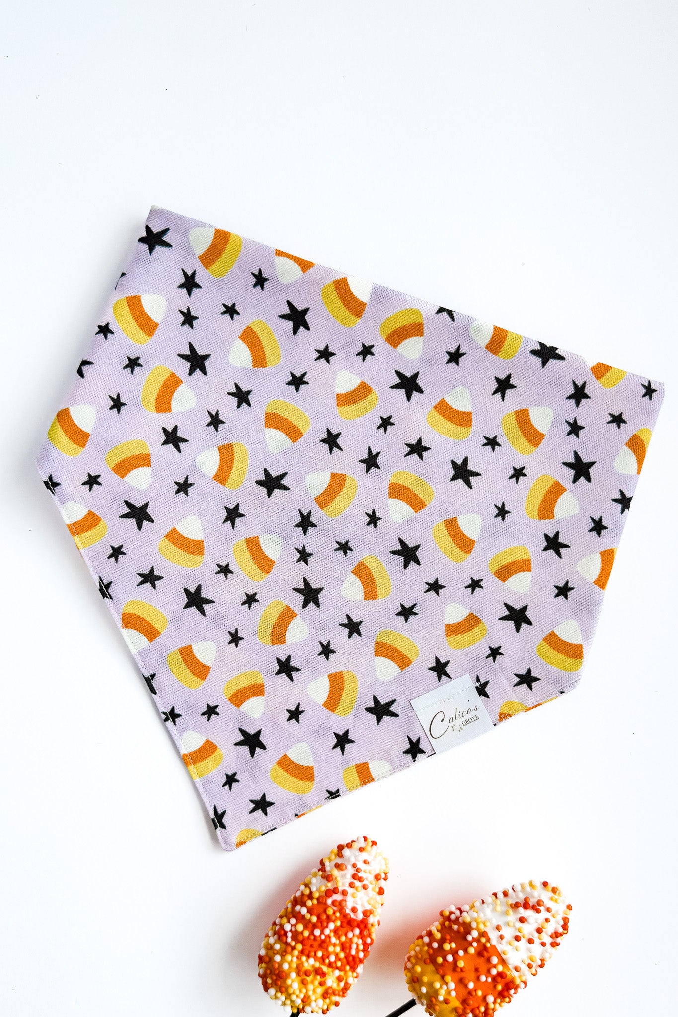 Candy Corn And Stars Bandana