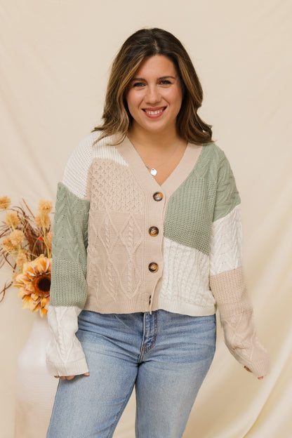 Listening Closely Braided Cardigan