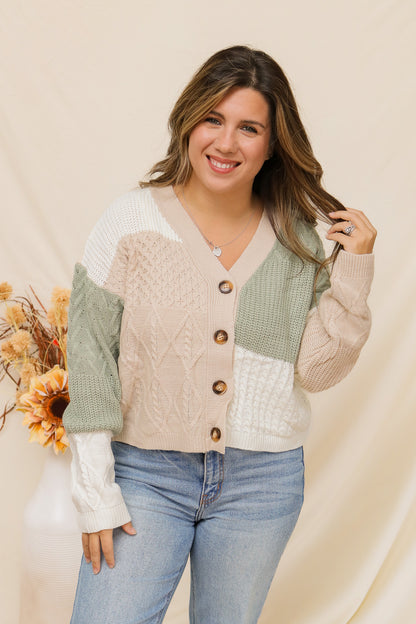 Listening Closely Braided Cardigan