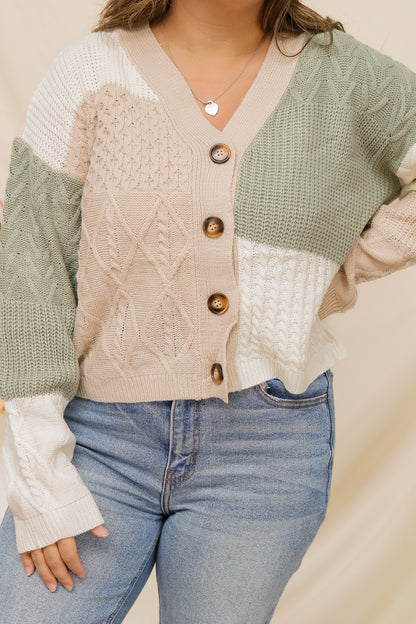Listening Closely Braided Cardigan