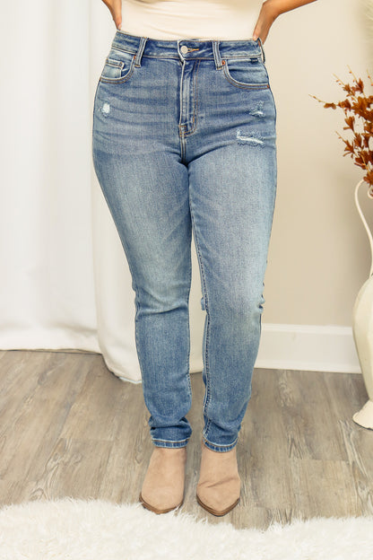 Dani Medium Wash High Waisted Jeans