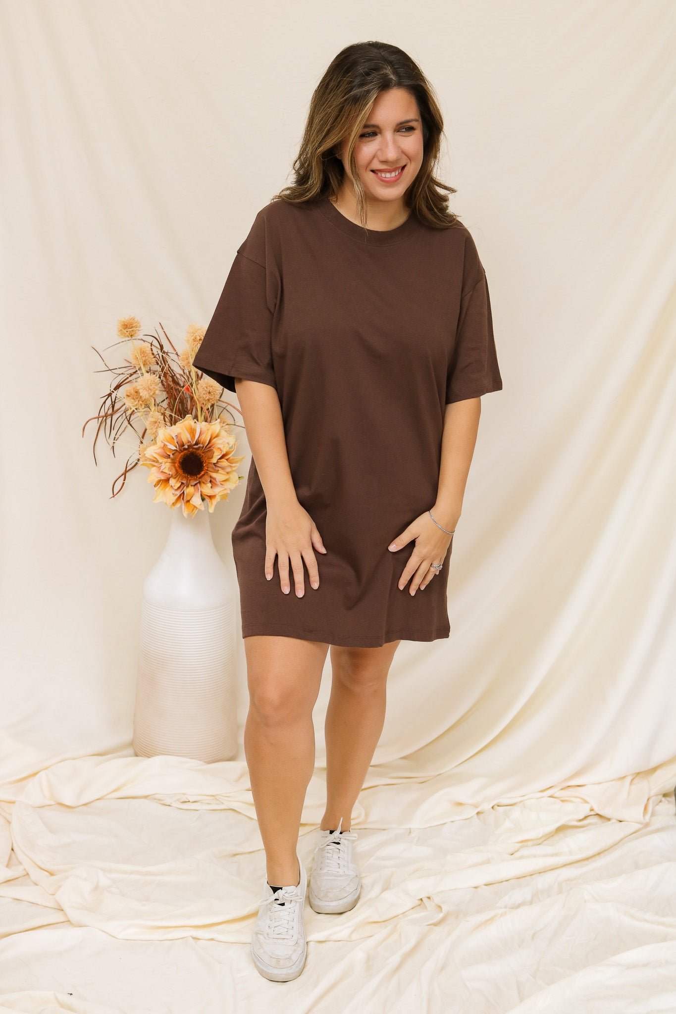 T-Shirt Dress (brown)