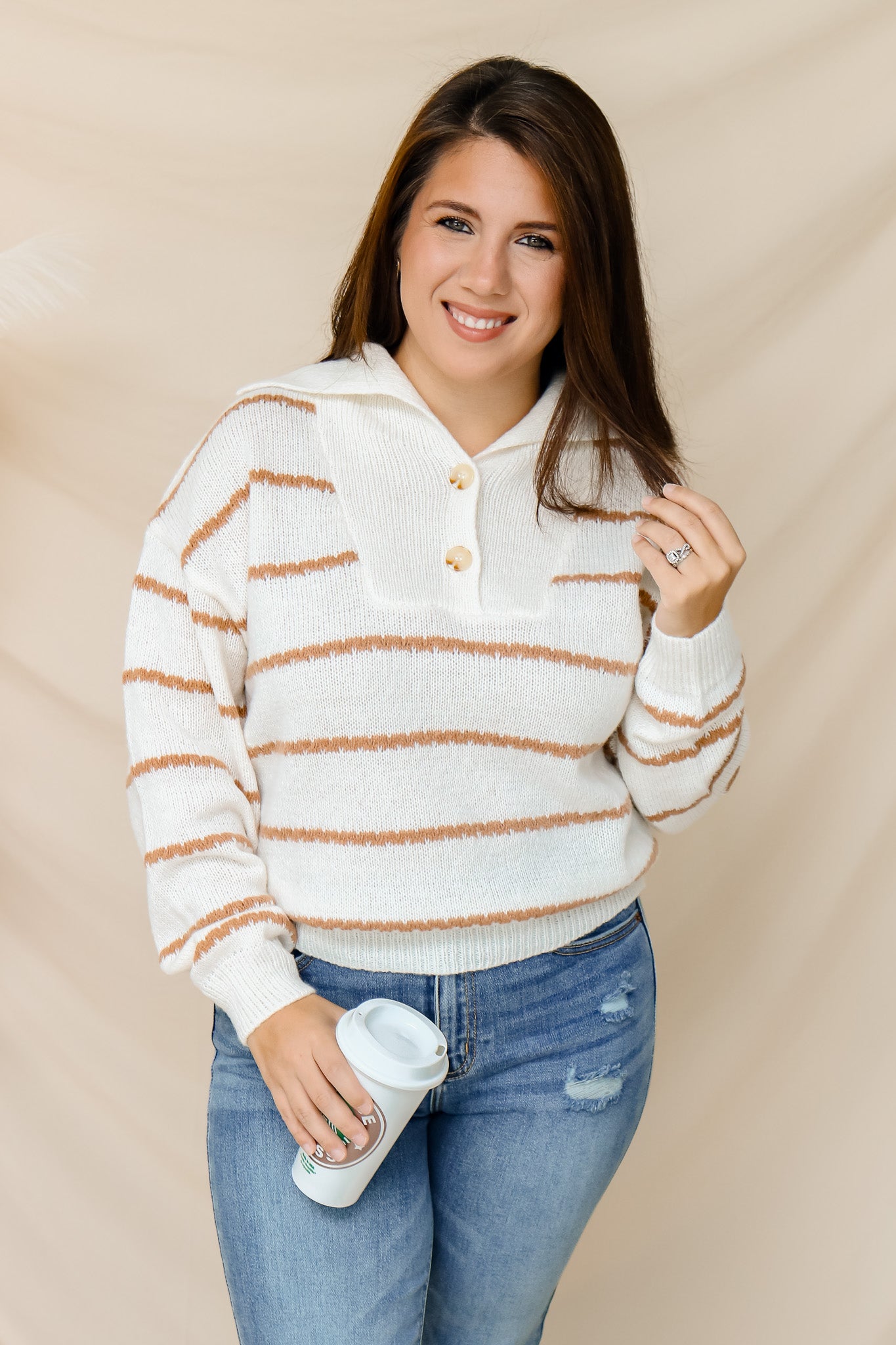 Stay Warm Striped Sweater