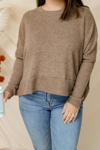 Cozy Morning Sweater (mocha)