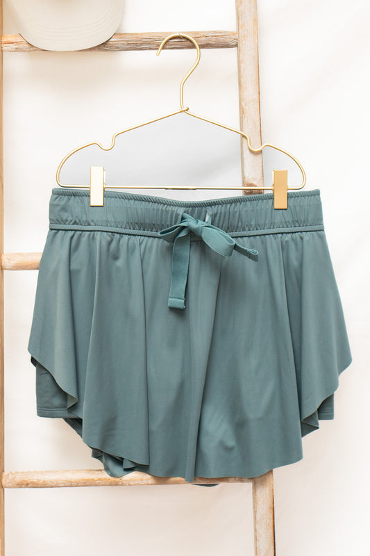 Work For It Active Skirt (ash jade) - Calico's Grove Boutique
