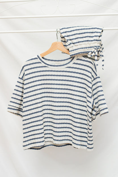 On The Coast Striped Set - Calico's Grove Boutique
