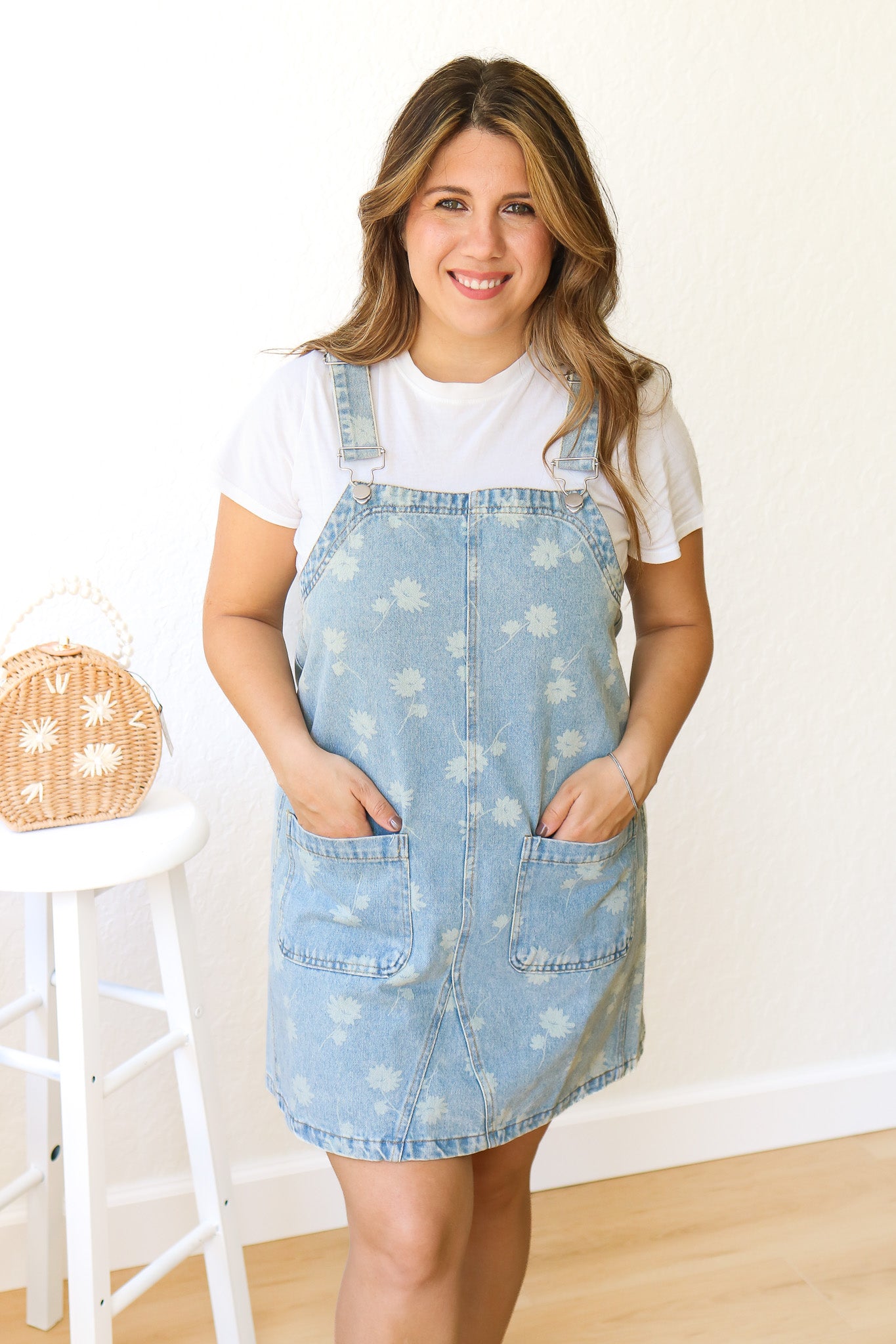 Dandelion Overall Mini Dress