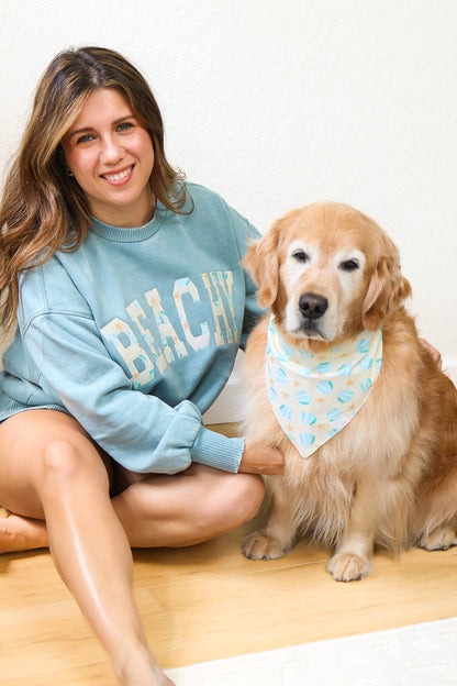 Beachy Embroidered Pullover