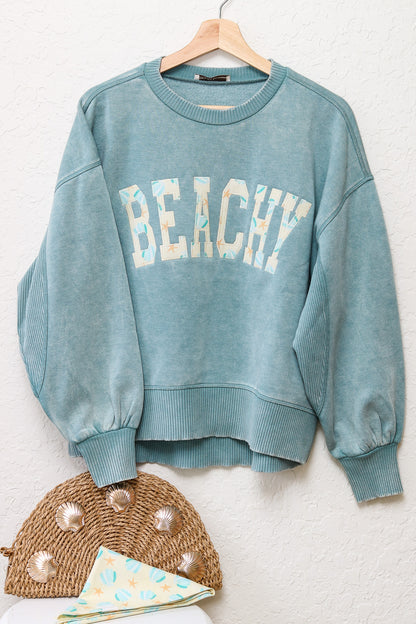 Beachy Embroidered Pullover