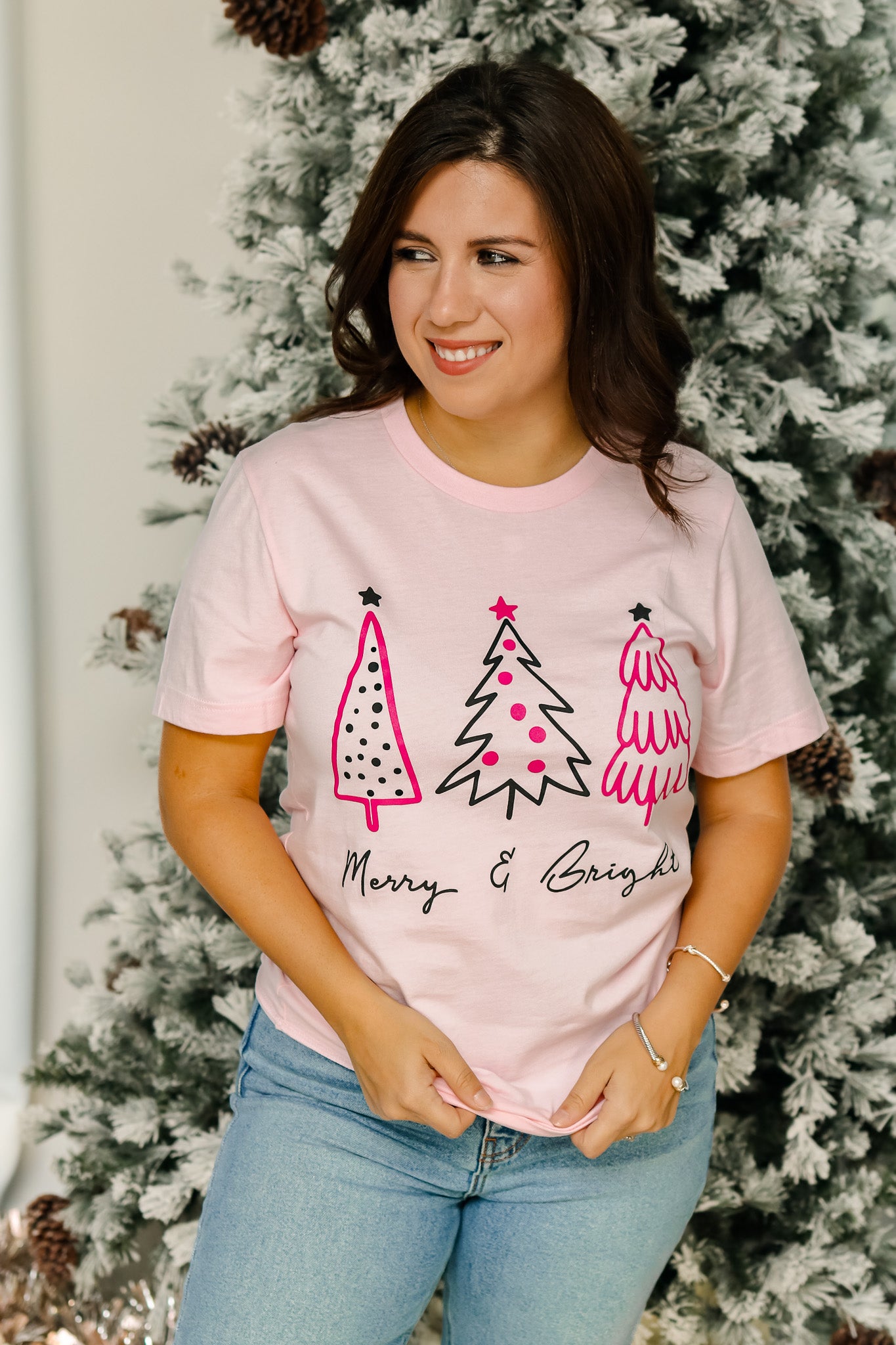 Merry And Bright Graphic Tee