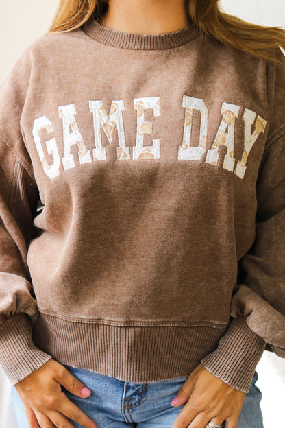Game Day Embroidered Pullover