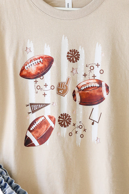 Football Spirit Graphic Tee