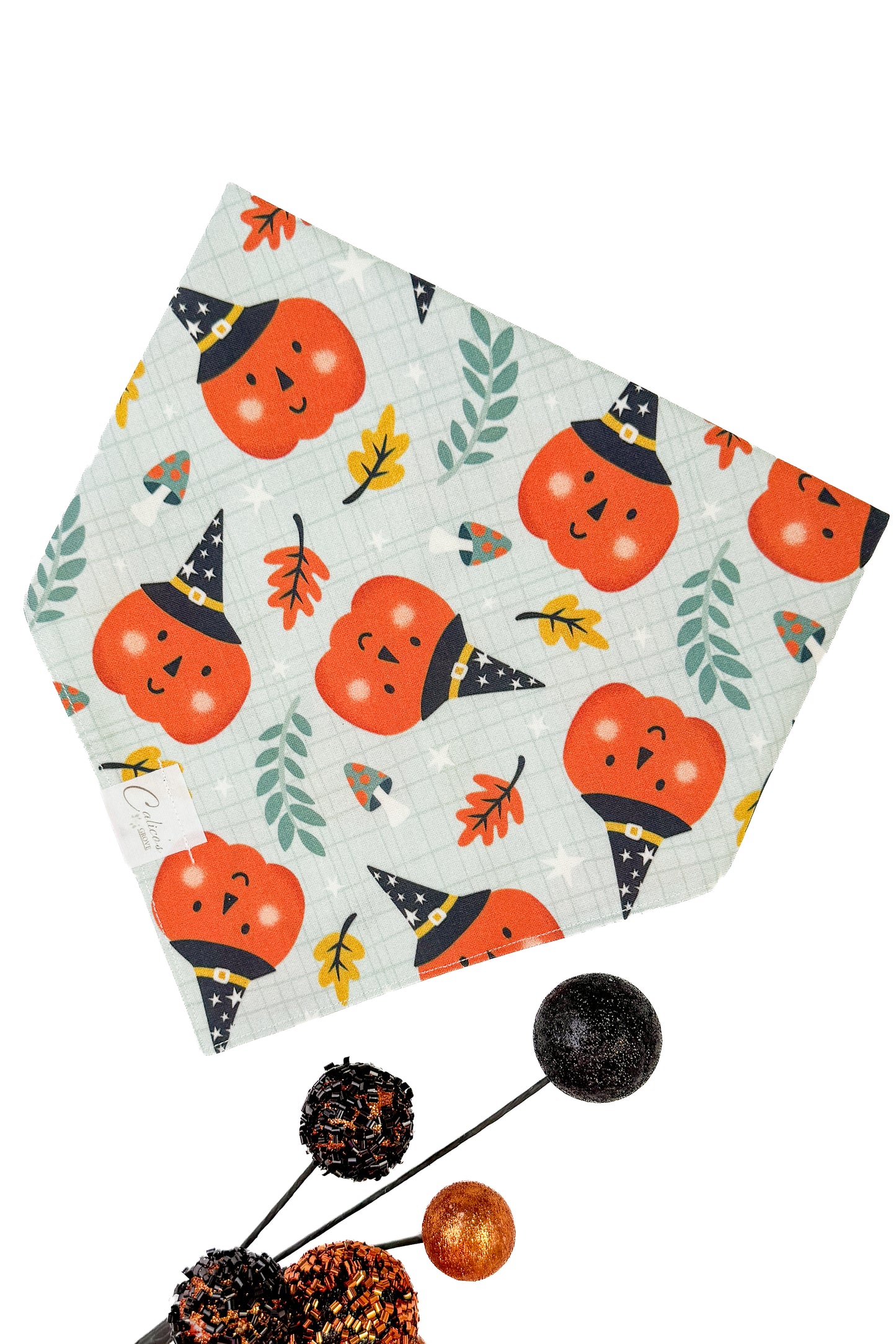 Cute Pumpkin Witch Bandana