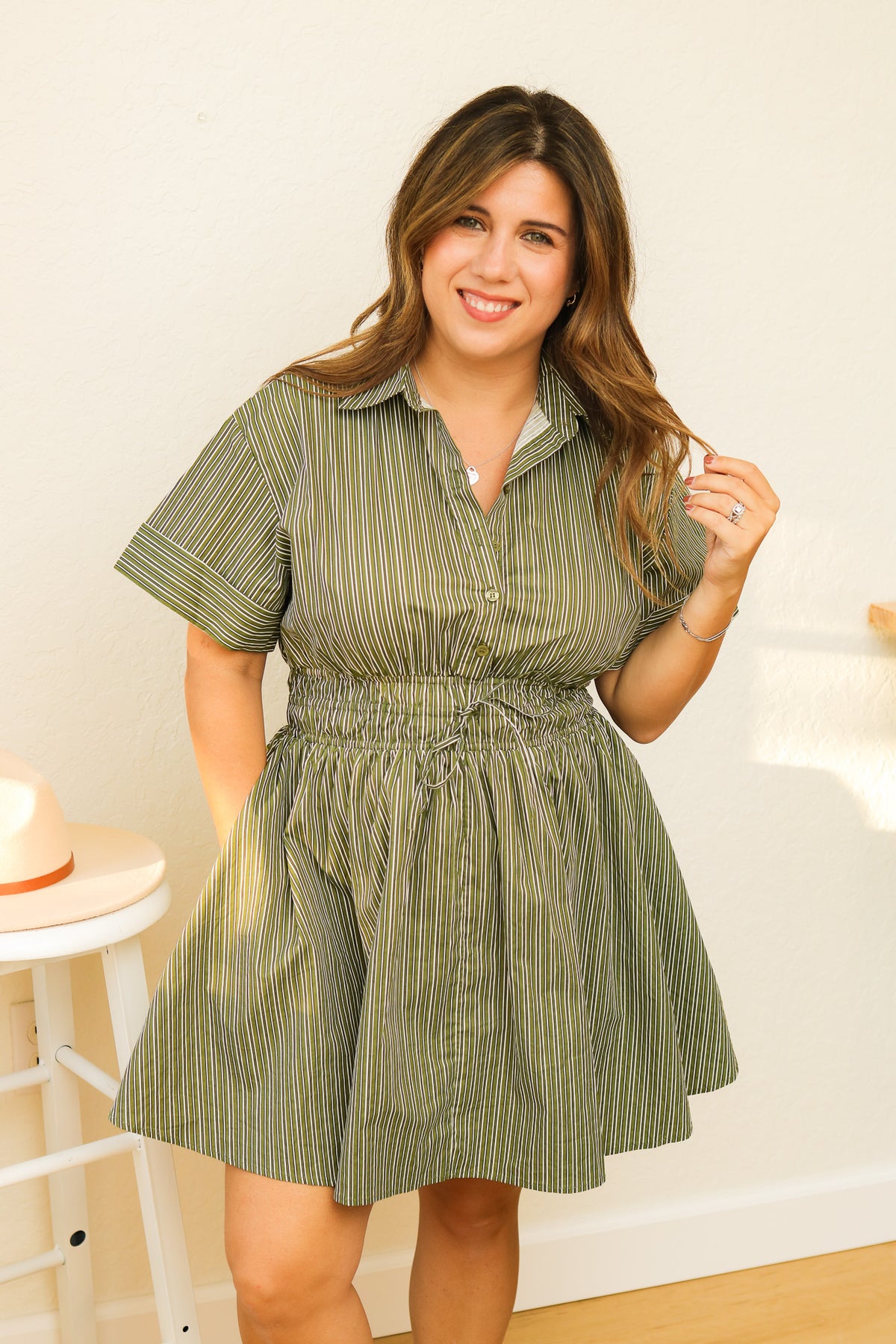 Headed Out Striped Dress