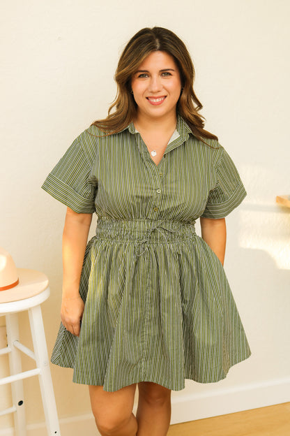Headed Out Striped Dress