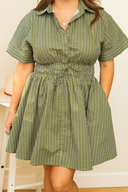 Headed Out Striped Dress