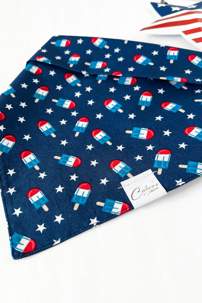 Star Spangled Popsicles Bandana