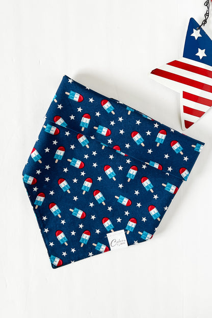 Star Spangled Popsicles Bandana