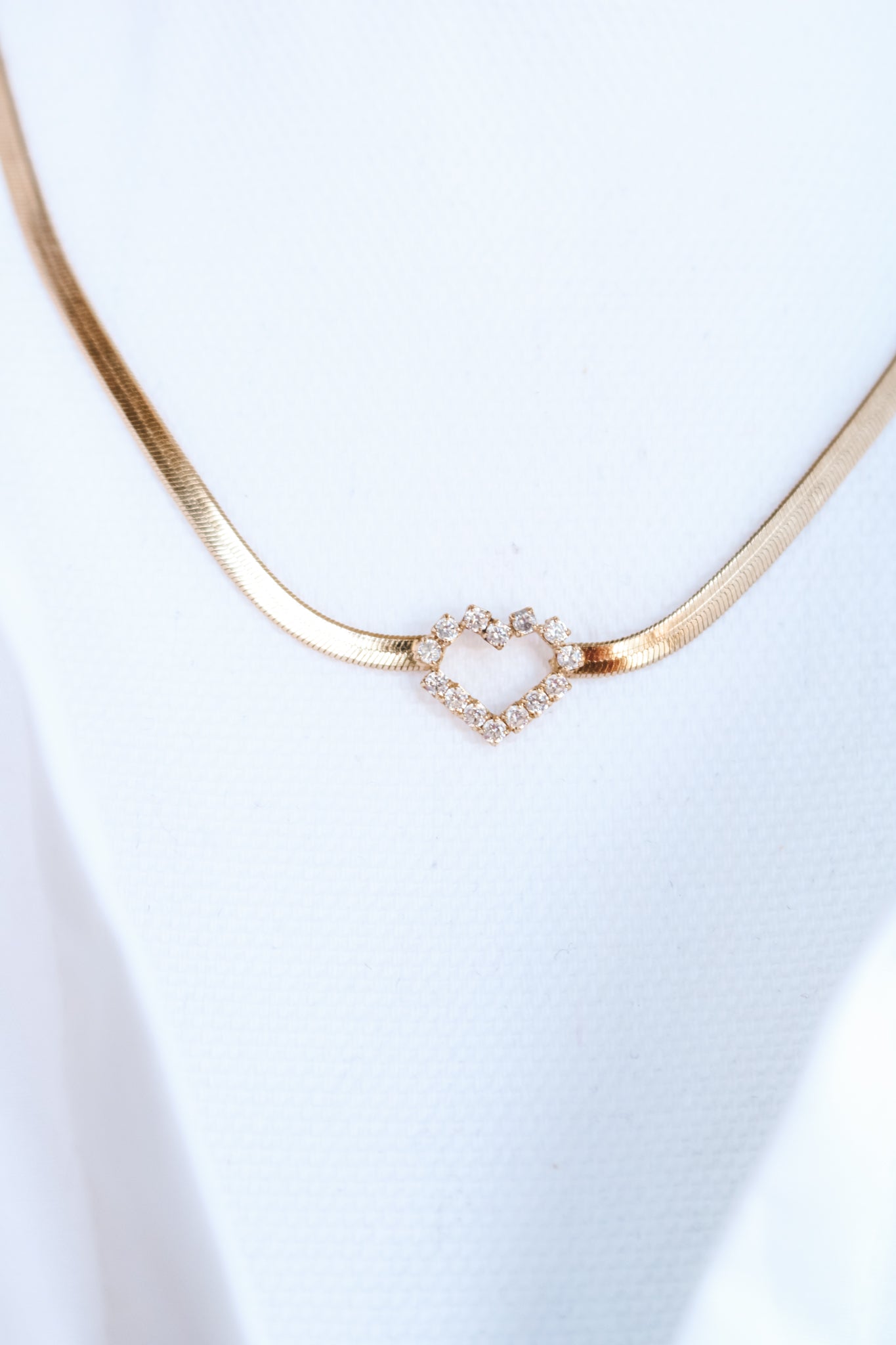 Heart Of Gold Chain Necklace