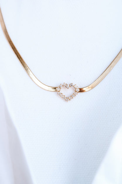 Heart Of Gold Chain Necklace