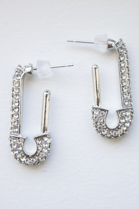 Pin Earrings (silver)