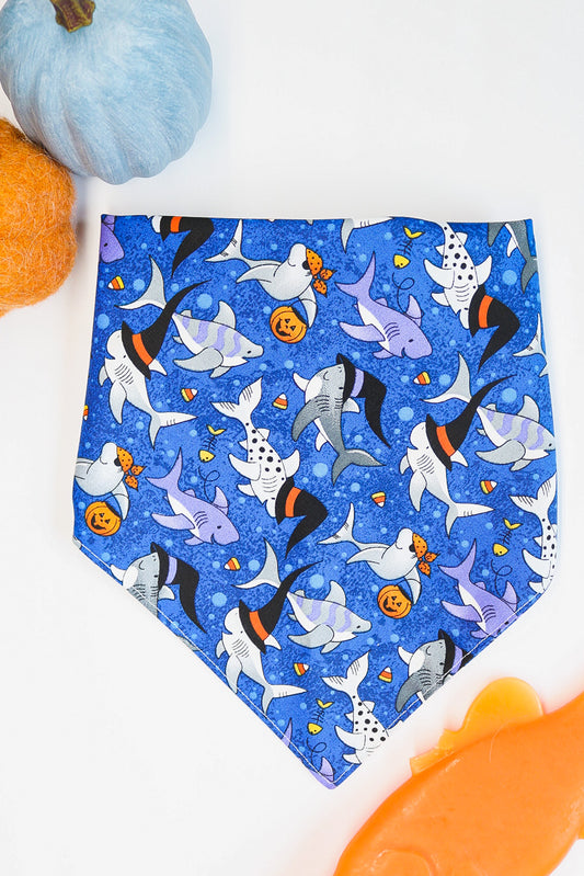 Trick or Treat Sharks Bandana